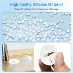 Desk Grommet, 1 in 25 mm Silicone Rubber Grommets, Flexible Wall Cord Pass - Image 3