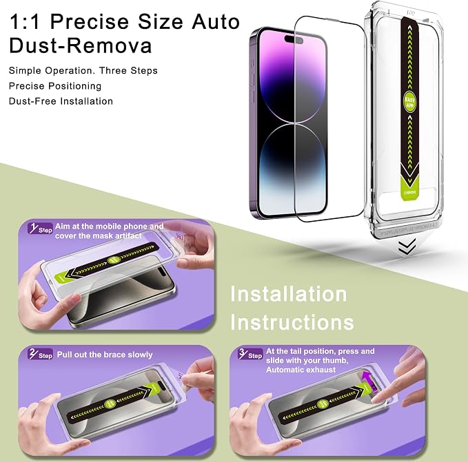 [2-Pack Ultra HD Clear Screen Protector - Image 3
