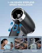 Electric Compressed Air Duster Cordless: 60 MPH High Wind Speed Mini Air Blower - Image 6