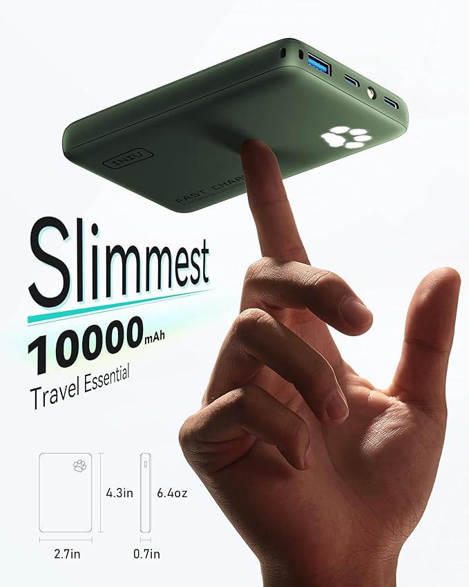 INIU 45W Fast Charging Portable Charger, 40% Smaller 10000mAh - Image 2