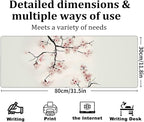 Elegant Cherry Blossom Gaming Mouse Pad, Large Office Desk Mat, Anti-Slip - Image 3