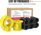 Barbell Clips 1 Inch Quick Release Weight Clamps 0.9-1.18inch Multi-Size - Image 6