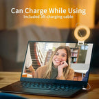 Clip on Ring Light, Kimwood Rechargeable 60 LED Selfie Ring Light - Image 5