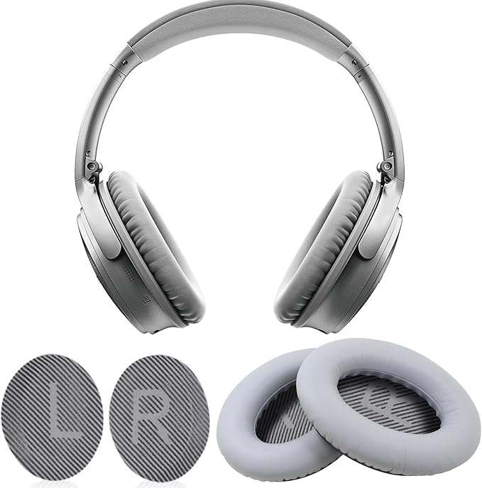 Ear Pads for Bose Quiet Comfort 35 Soft Protein Leather Replacement Earpads Ear - Image 5