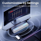 Deeyaple Computer Speakers, 40W Wireless Soundbar - Image 5