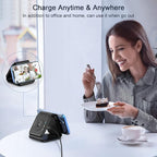 Wireless Charger 3 in 1, RTOPS Magnetic Travel Wireless Charging Station - Image 6