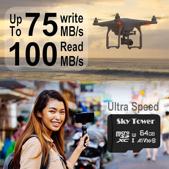 Sky Tower Ultra microSDXC microSDHC UHS-I Memory Card - Image 3