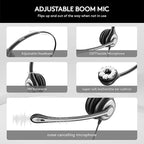 Headset wtih Mic, USB Headset - Image 5