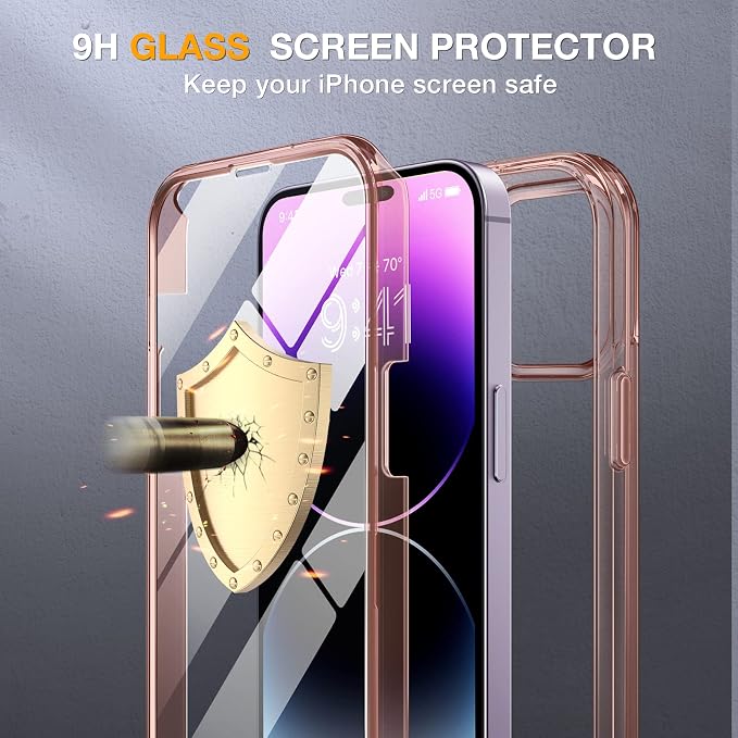 Miracase Glass Series Designed for iPhone 14 Pro Case 6.1 Inch, Upgrade - Image 5