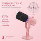 FEELWORLD PM1 XLR USB Dynamic Microphone - Image 2