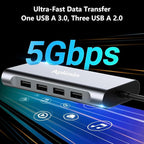 USB C HUB, USB C Adapter 11 in 1 Dongle - Image 4