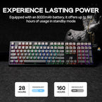 EPOMAKER TH108 Full Size Mechanical Keyboard, Wireless Gaming Keyboard - Image 5