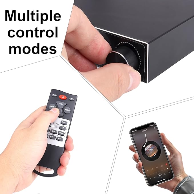 5.3 Bluetooth Audio Amplifier 2-Channel Stereo Hi-Fi Amplifier - Image 4