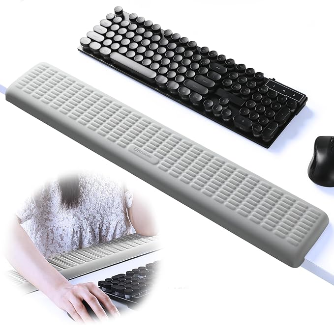 UnivoColors PostureUp L-Shaped Desk Long Wrist Rest Elbow, Memory Foam by UnivoColors