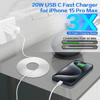 iPhone 16 Pro Charger Fast Charging 20W USB C Charger Block, iPad Pro - Image 2