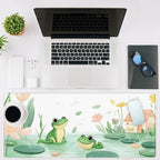 Mouse Pad Large Cute and Whimsical Frogs Non-Slip Gaming Desk Mat - Image 2