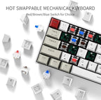 Newmen GM610 60% Wireless Mechanical Keyboard, Wired/Bluetooth/2.4G RGB Backlit - Image 2