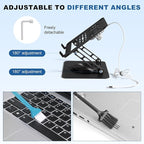 Laptop Cooling Pad with 2 Detachable Fans, Adjustable Height & Angle Stand - Image 4
