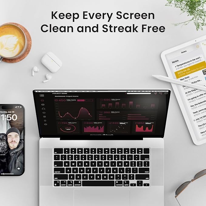 EVEO® Screen Cleaner Spray Kit TV Screen Cleaner - Image 3