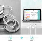 12 Pack Cable Clips, Znben Wire Organizer Holder Adhesive Cord Management - Image 2