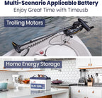 36 Volt Lithium Battery 50Ah for 36V Trolling Motor, Upgrade 1.2C Discharge 60A - Image 2