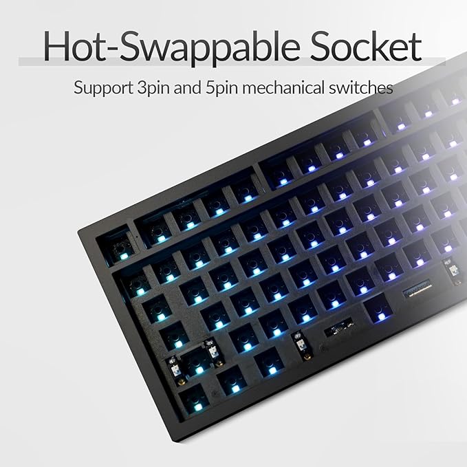 Keychron Q6 Max QMK/VIA Wireless Custom Mechanical Keyboard Barebone Knob - Image 5