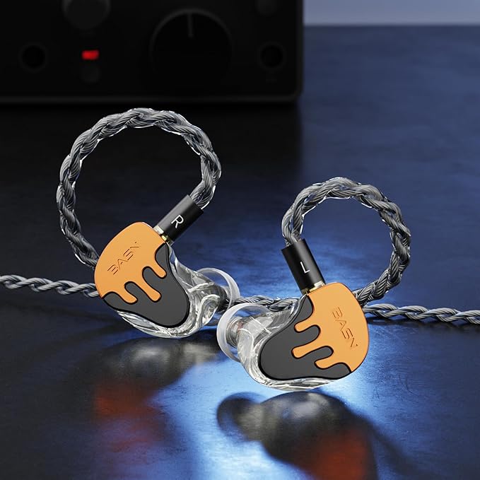 BASN BmasterX in Ear Audio Monitor, Hybrid 6 Drivers IEM Earphones - Image 9