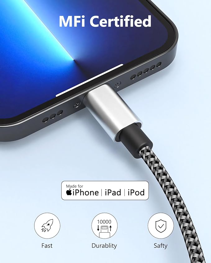IDISON [MFi Certified iPhone Charger - Image 3