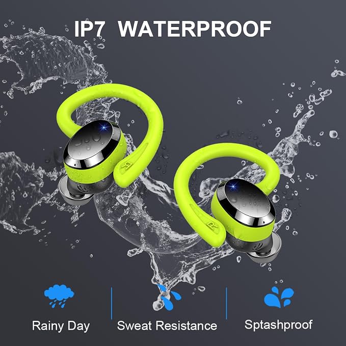 Wireless Earbud, 48H Running Wireless Earphones - Image 6