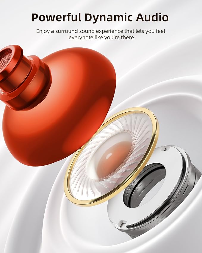 PocBuds Bluetooth Headphones Wireless Earbuds 80hrs Playtime Wireless Charging - Image 5