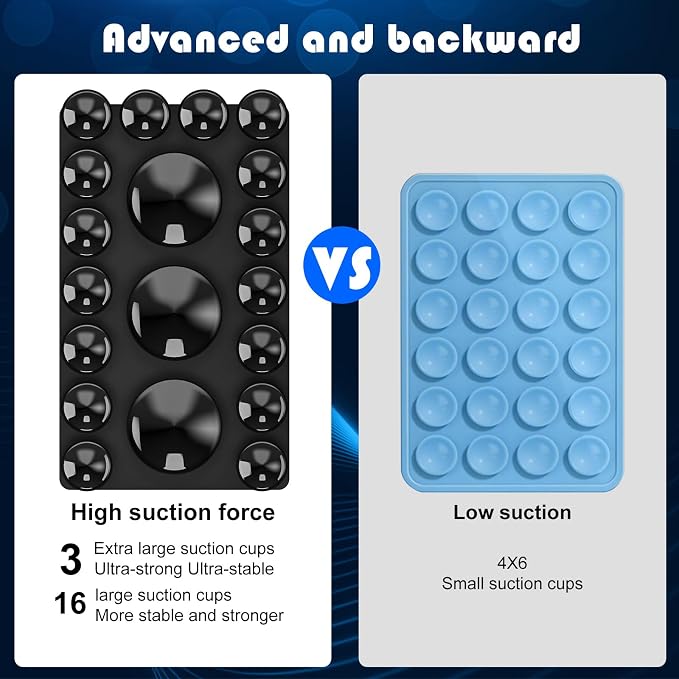 2024 Upgrade 2PCS Silicone Suction Cup Phone Case Adhesive Mount, Adhesive Grip - Image 2
