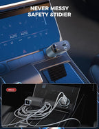 【Upgraded】 SUPERONE Retractable Car Charger 4 in 1, Fast Car Phone Charger - Image 5