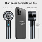 Handheld Fan, Mini Small Portable Turbo Fan, Rechargeable - Image 5