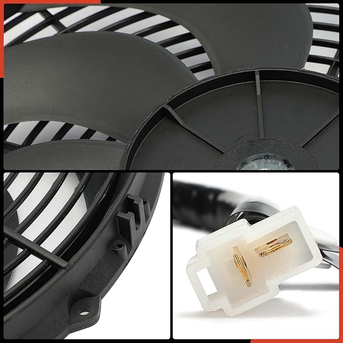 A-Premium 16'' 16 inch Slim Fan Pull Universal Electric Radiator Cooling Fan - Image 8