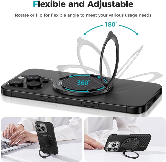 BENKS ArmorPop Magnetic Phone Grip & Stand - Image 3