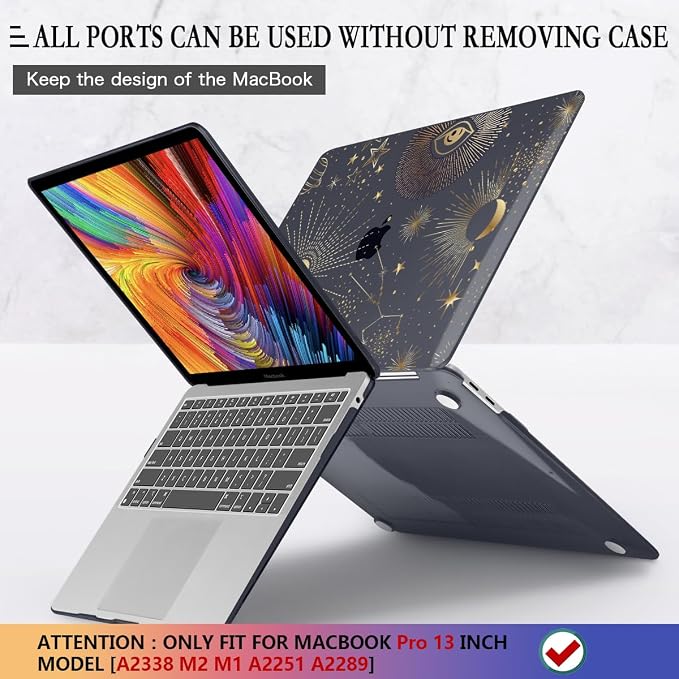 CISSOOK Case for MacBook Pro 13 Inch 2025-2020 Release Model M2 Chip A2338 M1 - Image 5