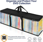 CCidea DVD Storage Bags Clear PVC Media Holder Case - Image 4