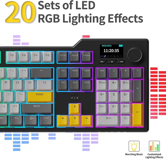 DAIDAI×AJAZZ AK35I V3 Full Size Hot Swap Mechanical Gaming Keyboard - Image 6