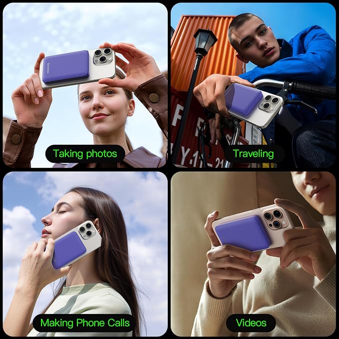 2025 Magnetic 15W Power Bank for iPhone, 5000mAh Magsafe Battery Pack - Image 8