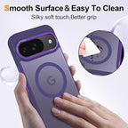 Magnetic for Google Pixel 10/Pixel 10 Pro Case, Shockproof Slim Translucent - Image 5
