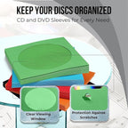 Flexzion DVD CD Sleeves 100 Pack - Image 5