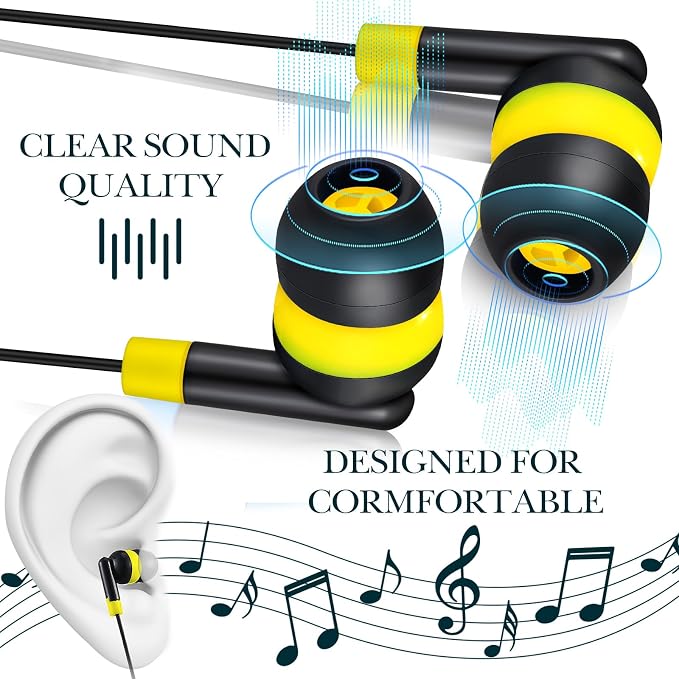 Kanayu 100 Pack Wired Earbuds Bulk - Image 6