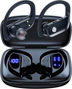 bmanl Wireless Earbuds Bluetooth Headphones 48hrs Play Back Sport Earphones by bmanl
