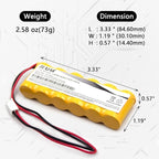 7.2V 400mAh Ni-CD Replacement Battery Pack - Image 2