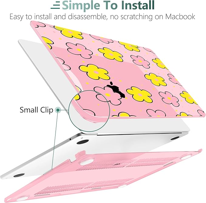 TWOLSKOO Compatible with M4 MacBook Air 13.6 inch Case 2025-2022 Release M4 - Image 3