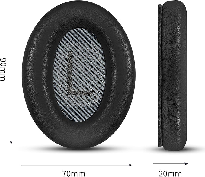 Headphones Replacement Ear Pads, Sheepskin Ear Cushions - Image 4