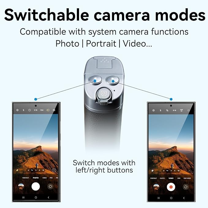 TELESIN° Smartphone Grip Selfie Stick, Mobile Phone Shutter Grip - Image 4