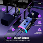 FIFINE XLR/USB Gaming Microphone Set, Dynamic PC Mic - Image 8