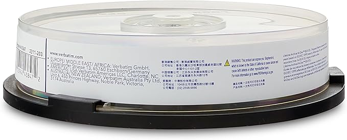 Verbatim M DISC BD-R DL 50GB 6X Lifetime Archival White Inkjet Hub Printable - Image 4