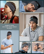 Perytong New Sleep Headphones Bluetooth Headband, Wireless Soft Sleeping - Image 8